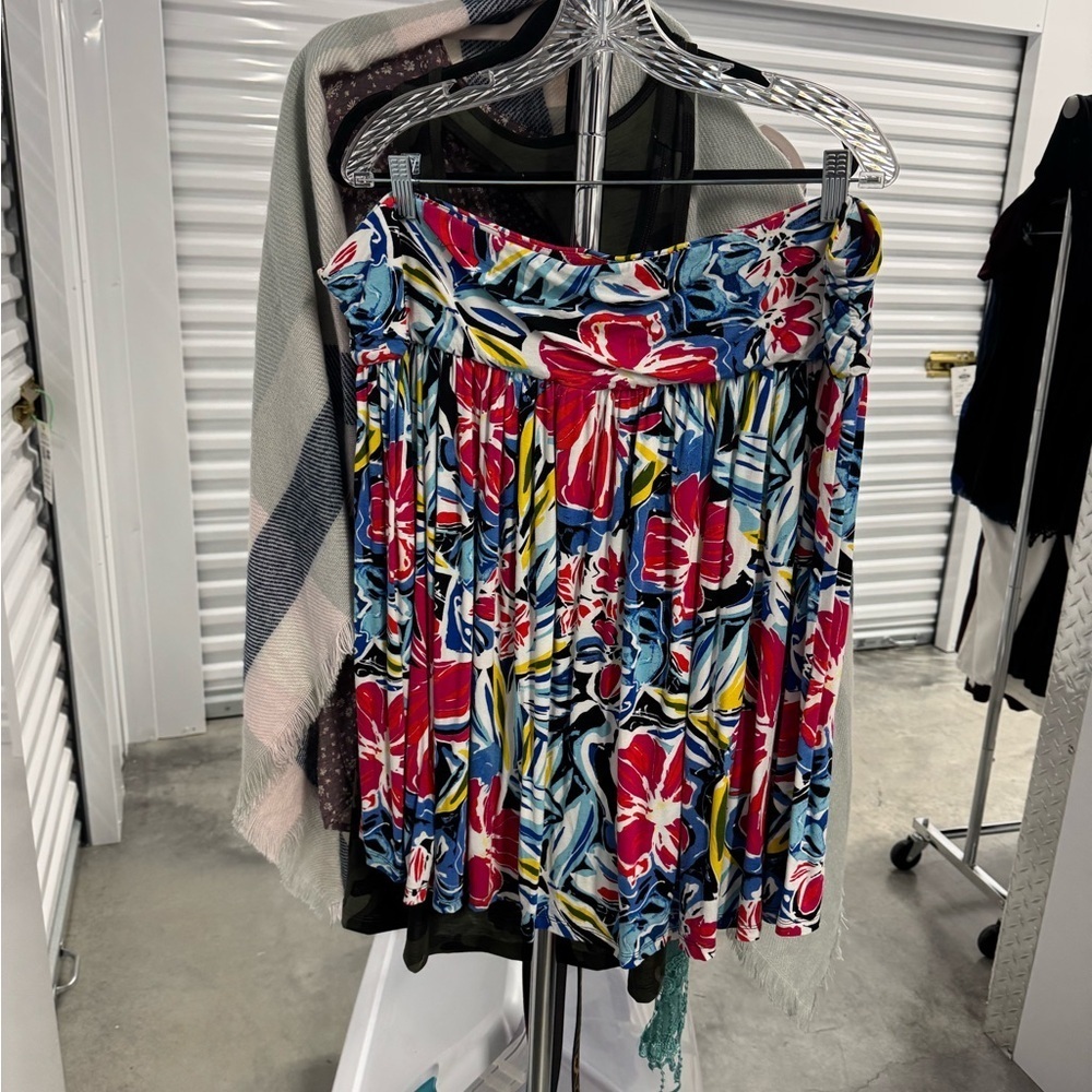 Lane Bryant | Summer Swim Cover-up Skirt in Bold Floral | size 18/20